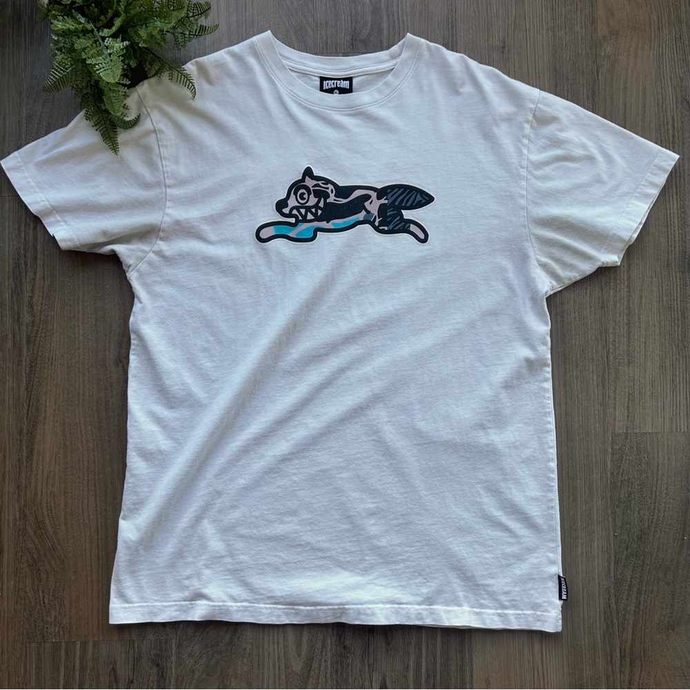 Billionaire Boys Club - Icecream “Running Dog” Tee - White - XL